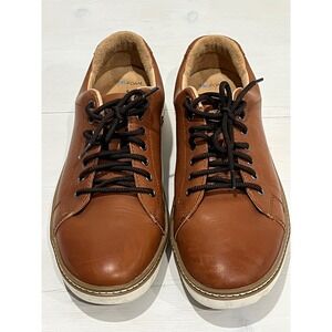 Johnston & Murphy McGuffey GL1 Hybrid Mens Brown Leather Golf Shoes Size 8M